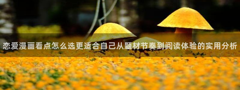免费漫画网页导航